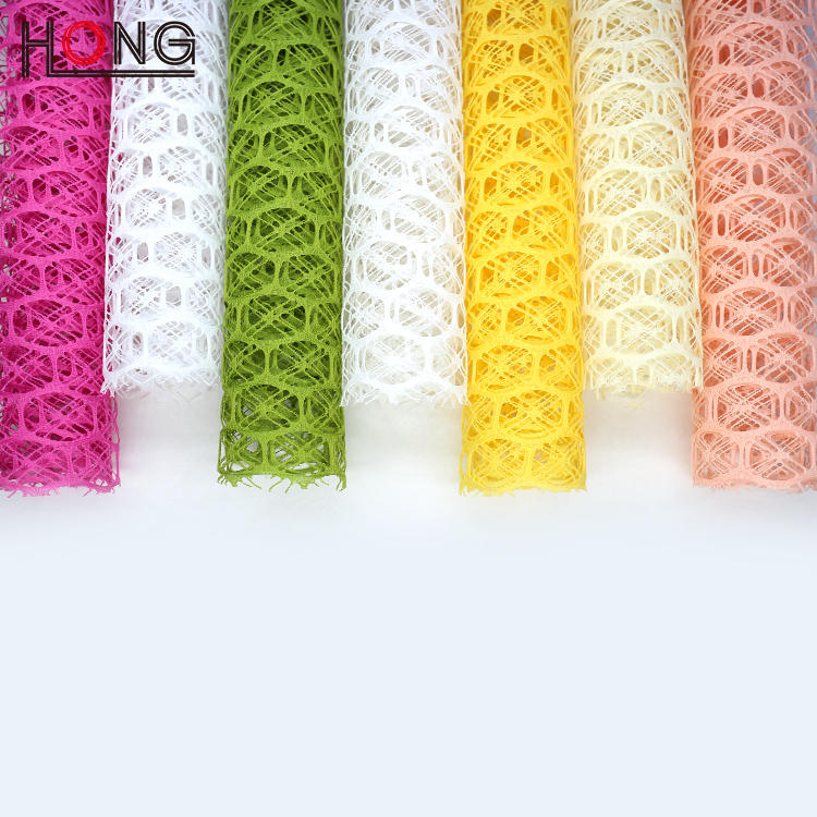 Lemon mesh for floral wrapping
